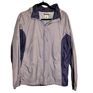 Columbia Purple Windbreaker Jacket Sz L